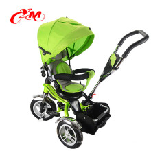 Neue 4 in1 Baby Dreirad / Kinder fahren auf Kleinkind Trike / Weihnachtsgeschenke Kinderwagen Dreirad zum Verkauf Kinder Baldachin Dreirad